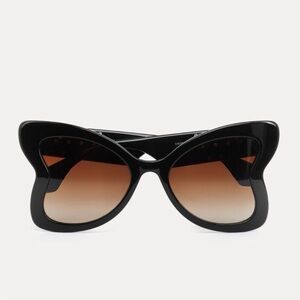 Vivienne Westwood Athalia Sunglasses Black Butterfly Inspired Sunglasses